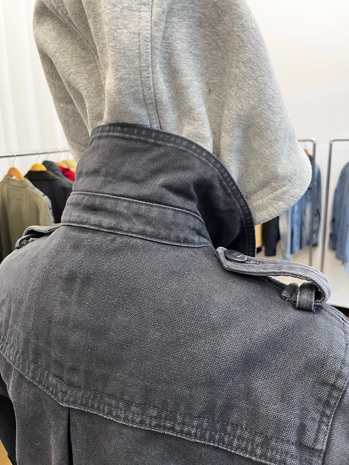 힐피거데님 헤비코튼 후드 사파리 자켓 상품이미지7