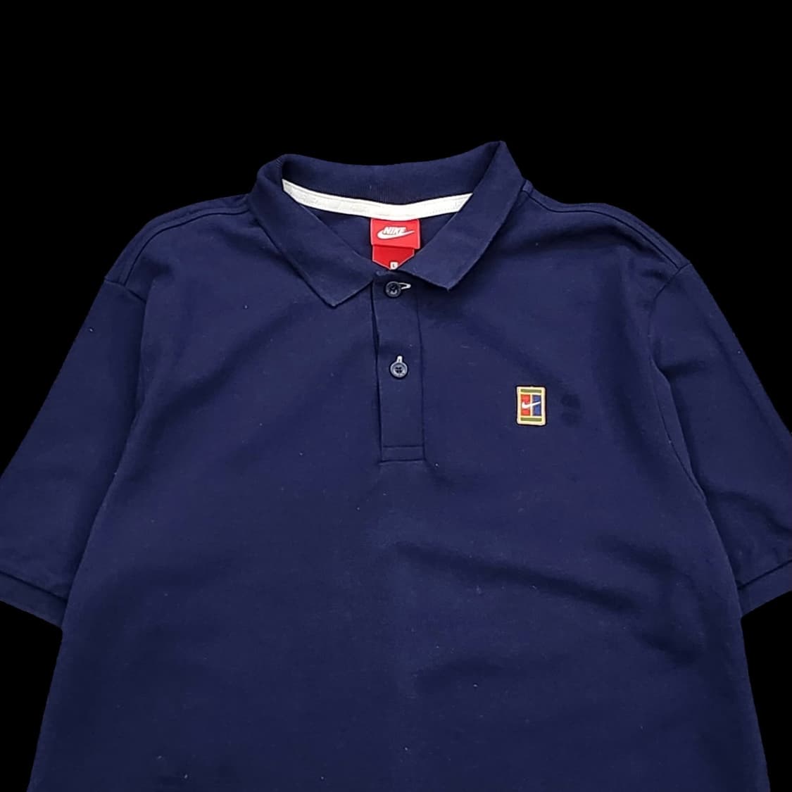 나이키 테니스 네이비 반팔 카라티 상품이미지3