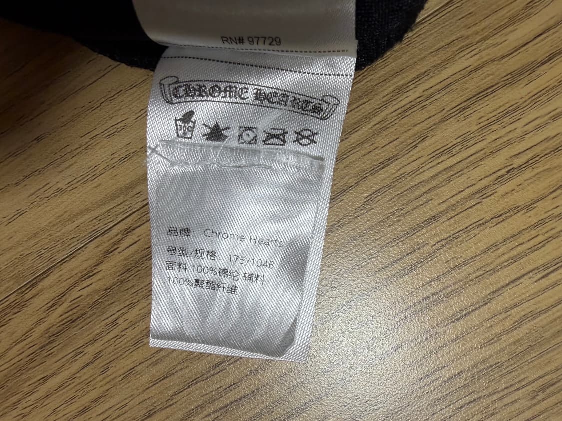 (L) 크롬하츠 블랙 메쉬 롱슬리브 긴팔 티셔츠 상품이미지6