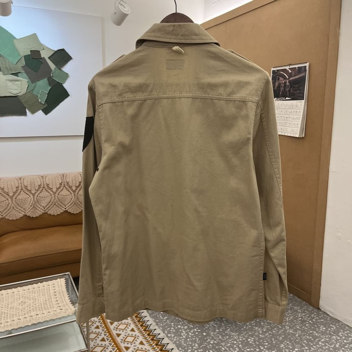 리타 빈티지 밀리터리 헌팅 트러커 셔츠 워크 자켓 M C10509 상품이미지4