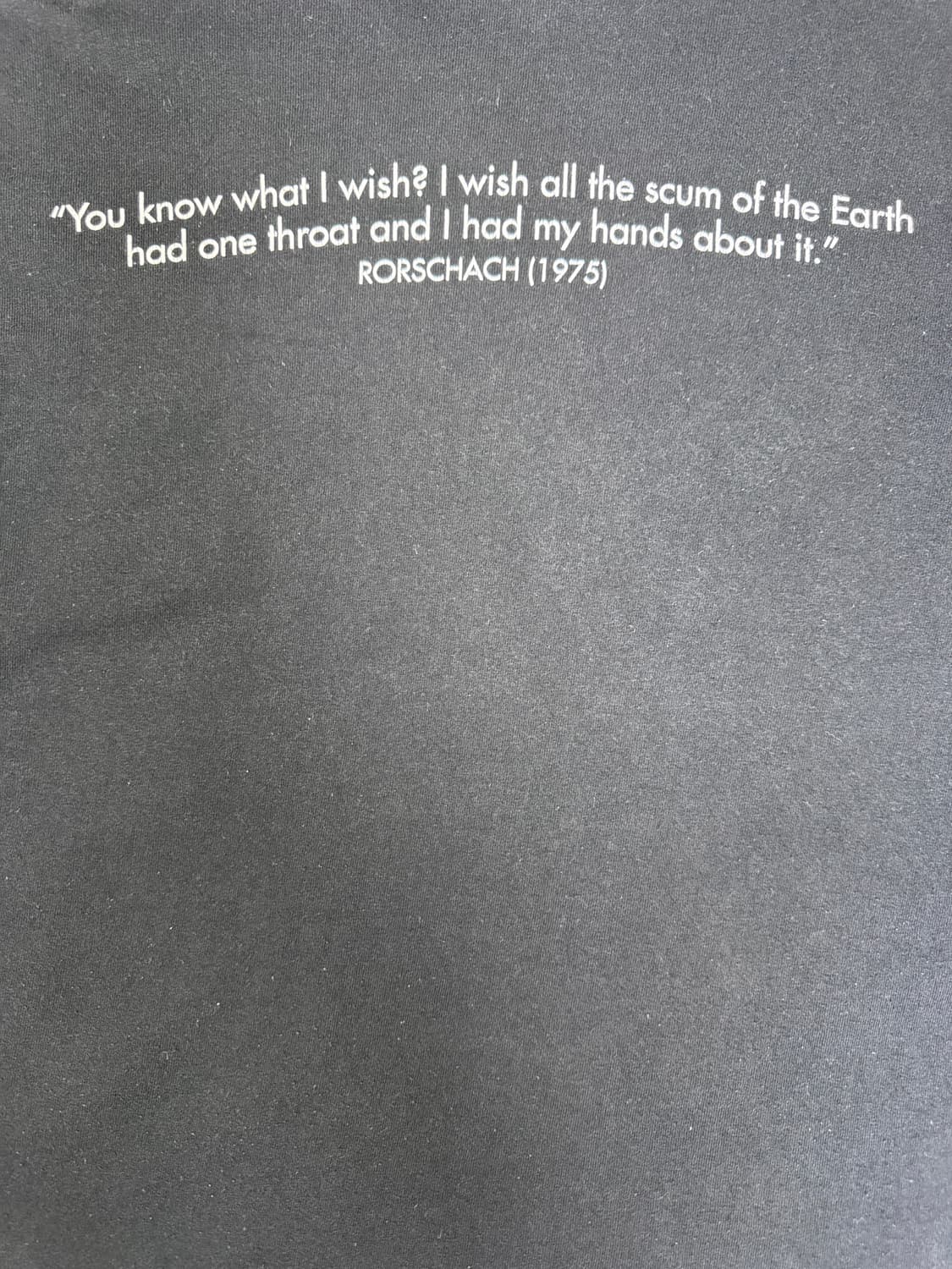 빈티지 00s 영화 DC 왓치맨 로어셰크 프로모션 티셔츠 M 상품이미지6