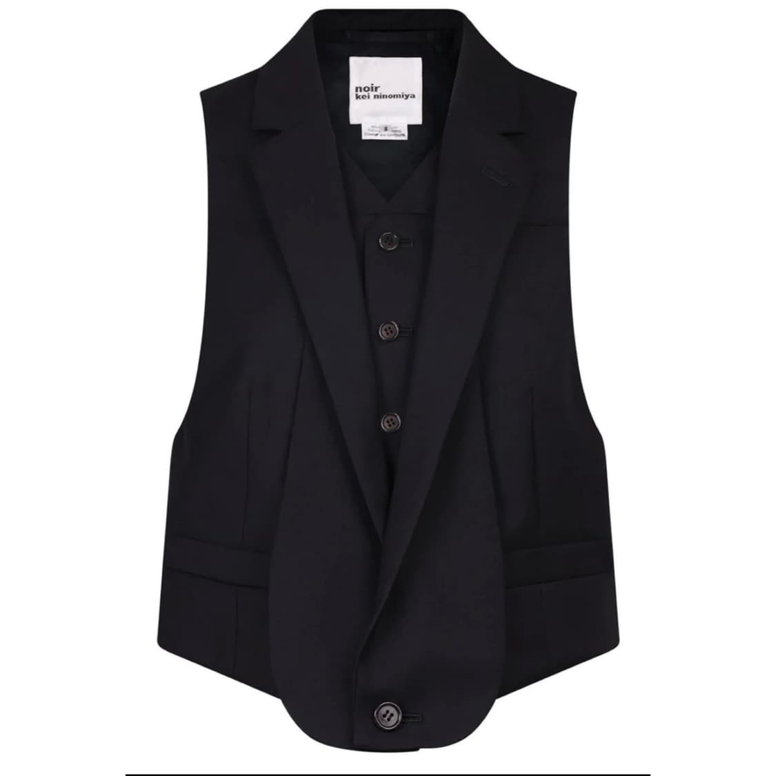 23ss 느와케이니노미야 꼼데가르송 베스트 s 상품이미지1