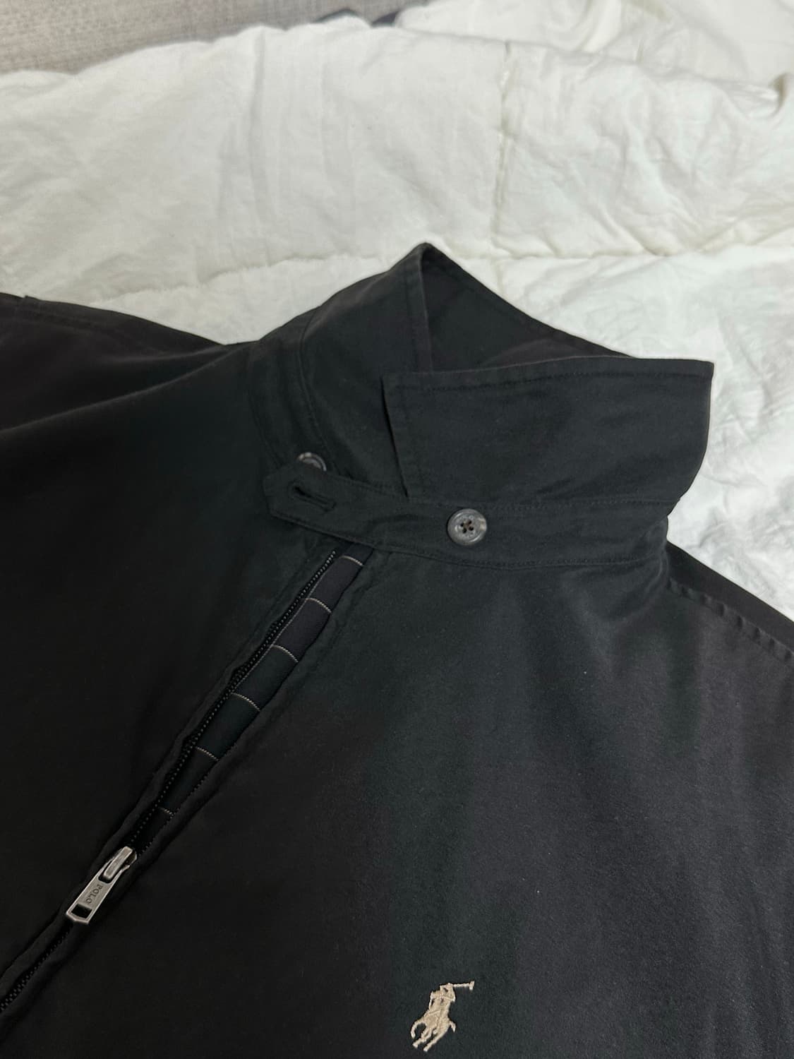 00s 폴로 두산시절 스윙탑 해링턴 자켓 브라운 포니 상품이미지3