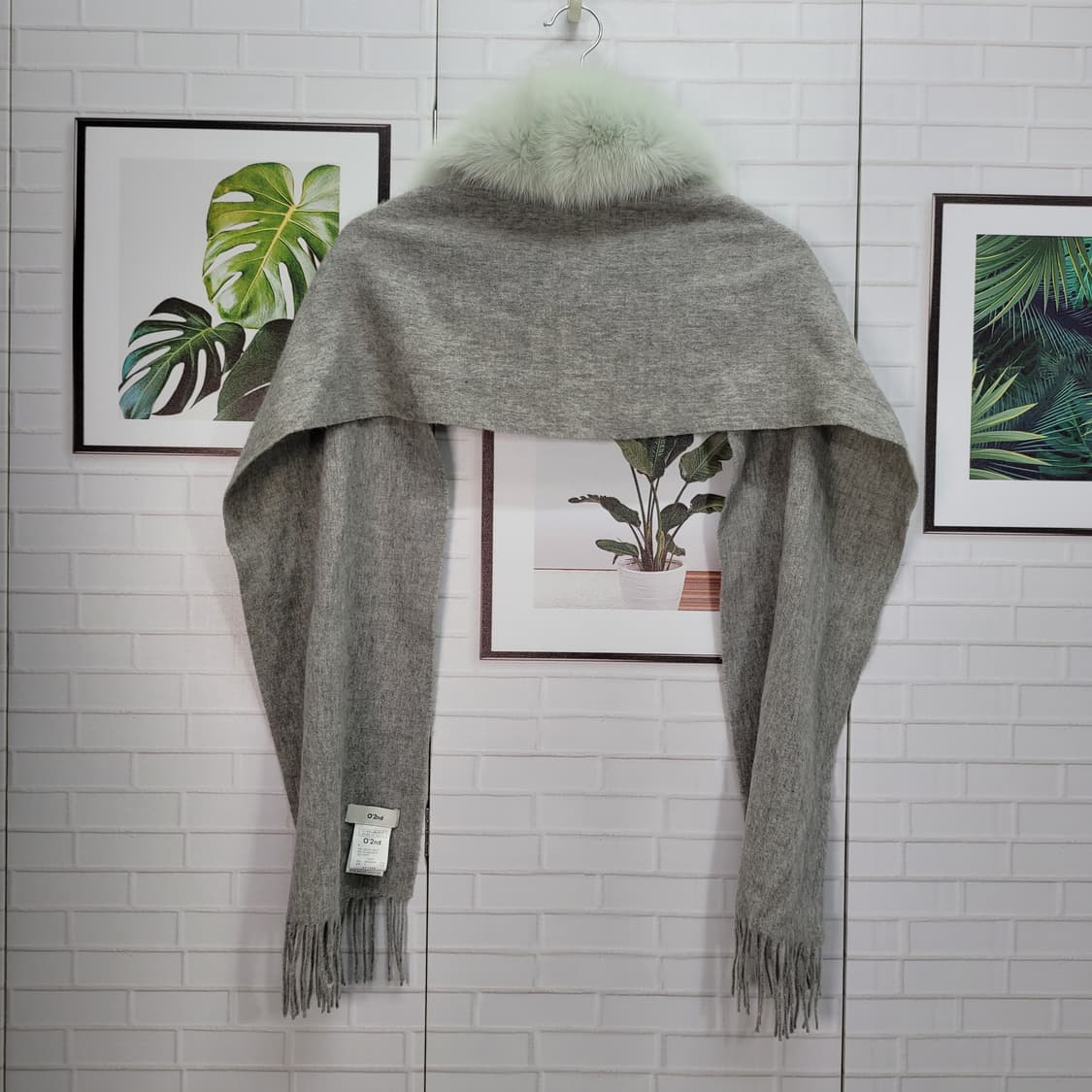 한섬 오즈세컨 폭스퍼 넥원머 머프러 목도리 스카프 프리 사이즈 상품이미지2