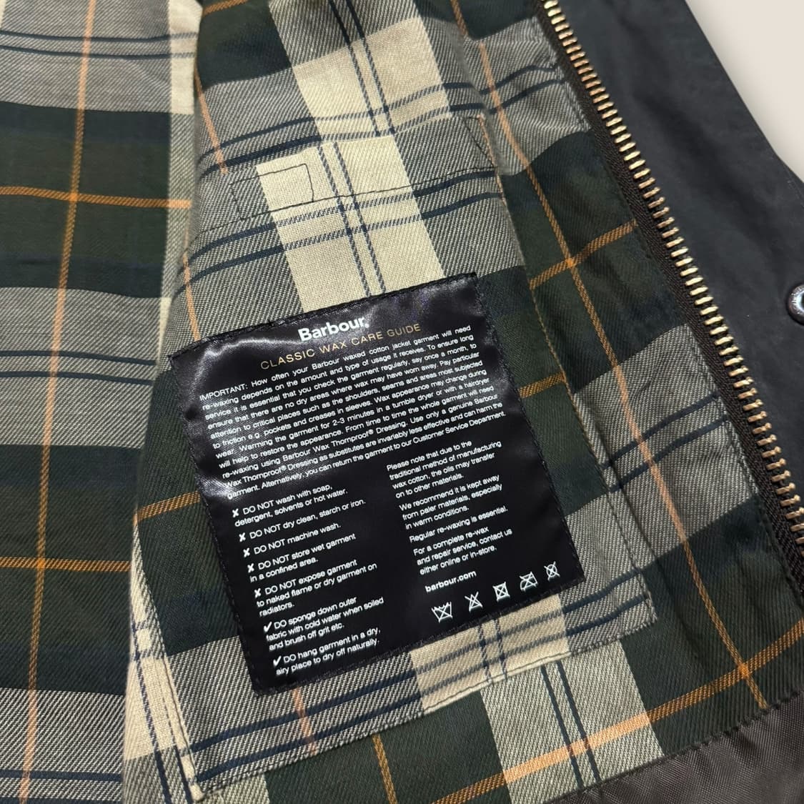 바버 비데일 왁스 자켓 38 상품이미지6