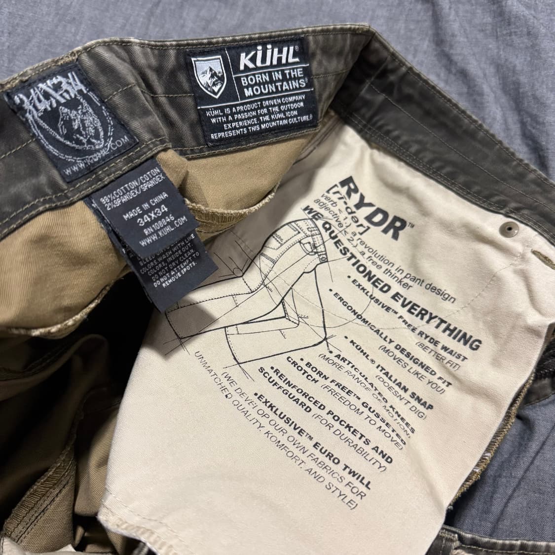 RYDR Vintage Patina Dye Pants 상품이미지10