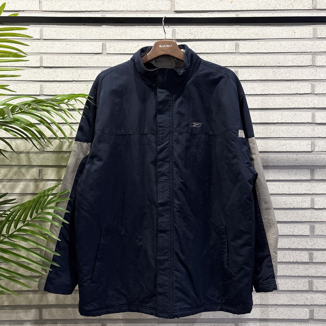 Reebok 리복 00s 퍼포먼스 집업 점퍼 로고 레터링 디테일 네이비 상품이미지2