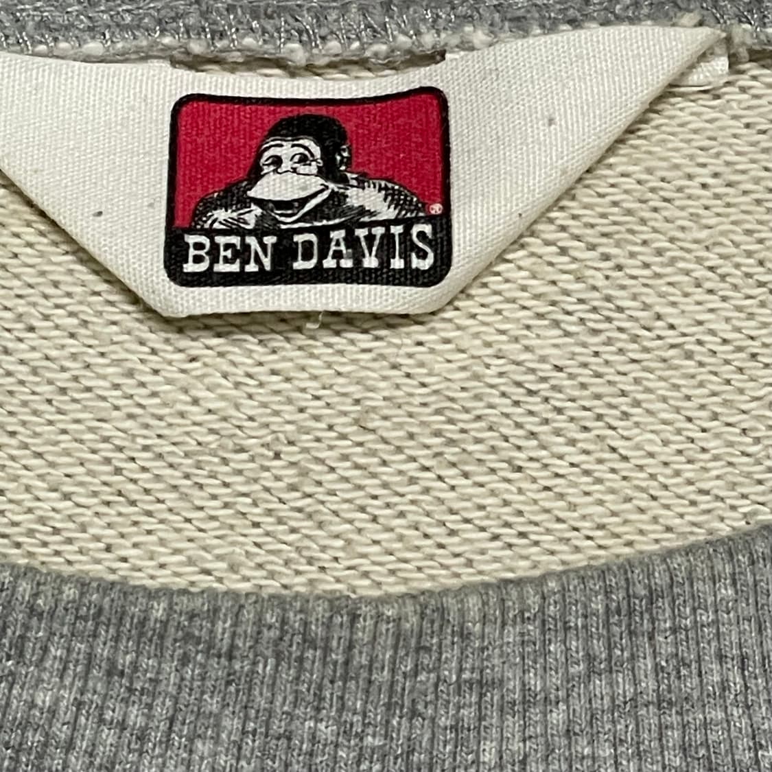 [L] 벤 데이비스 그레이 포켓 맨투맨 티셔츠 상품이미지2