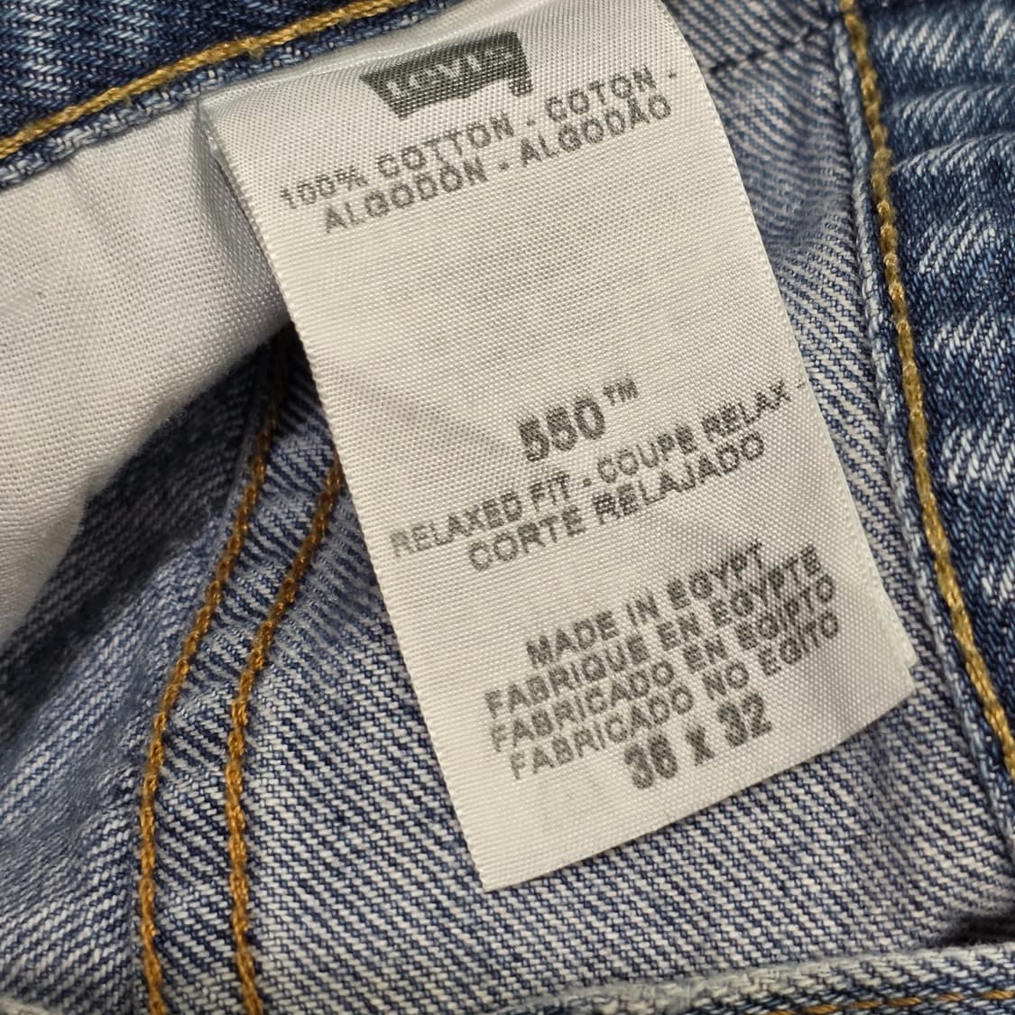 리바이스 550 릴랙스드 핏 (36X32) 상품이미지4