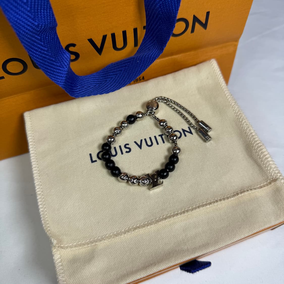 [더스트 구성] 루이비통 모노그램 비즈 브레이슬릿 팔찌 상품이미지1