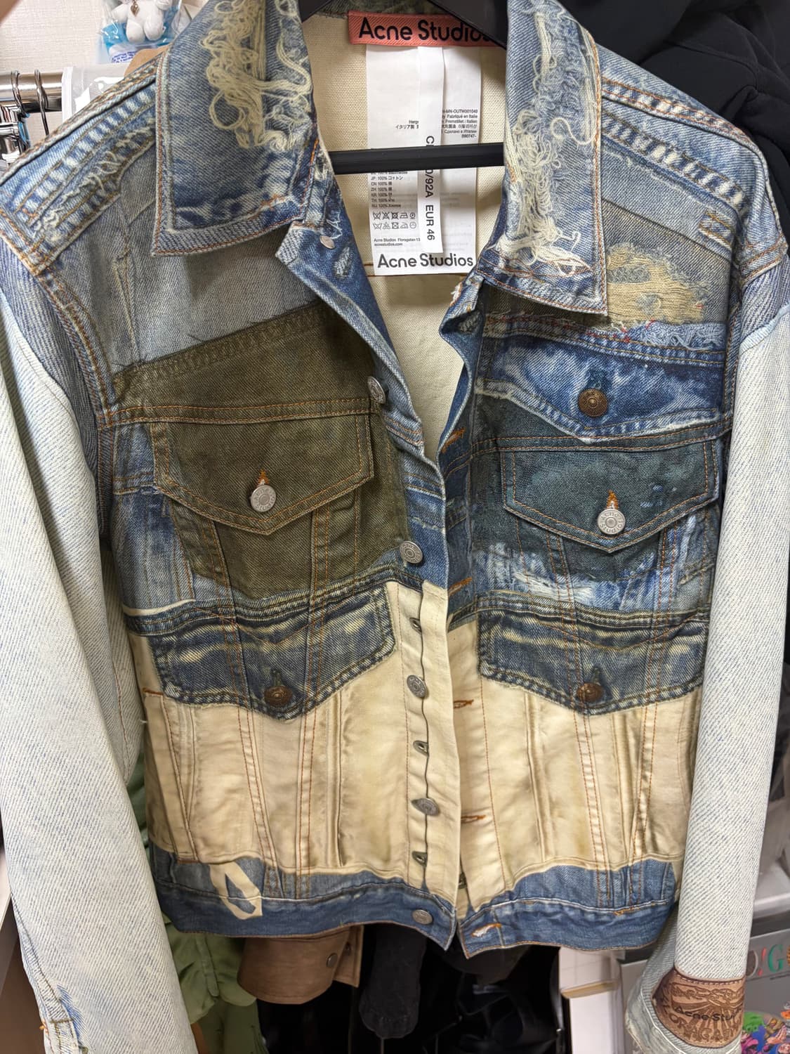 아크네 스튜디오 트롱 프뢰유 데님 자켓 size 46 상품이미지3