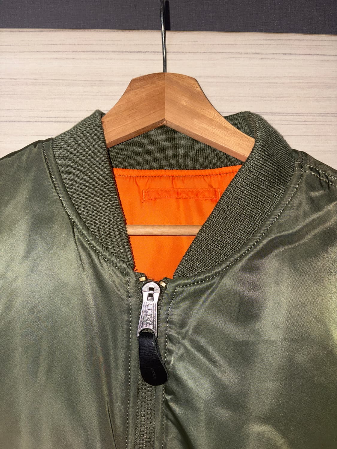 알파인더스트리 ma-1 리버시블 카키 XXXL 상품이미지5