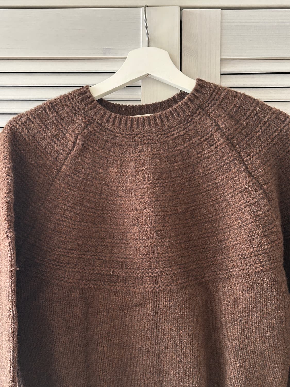 페미니크 page 브라운 짜임 니트  상품이미지2