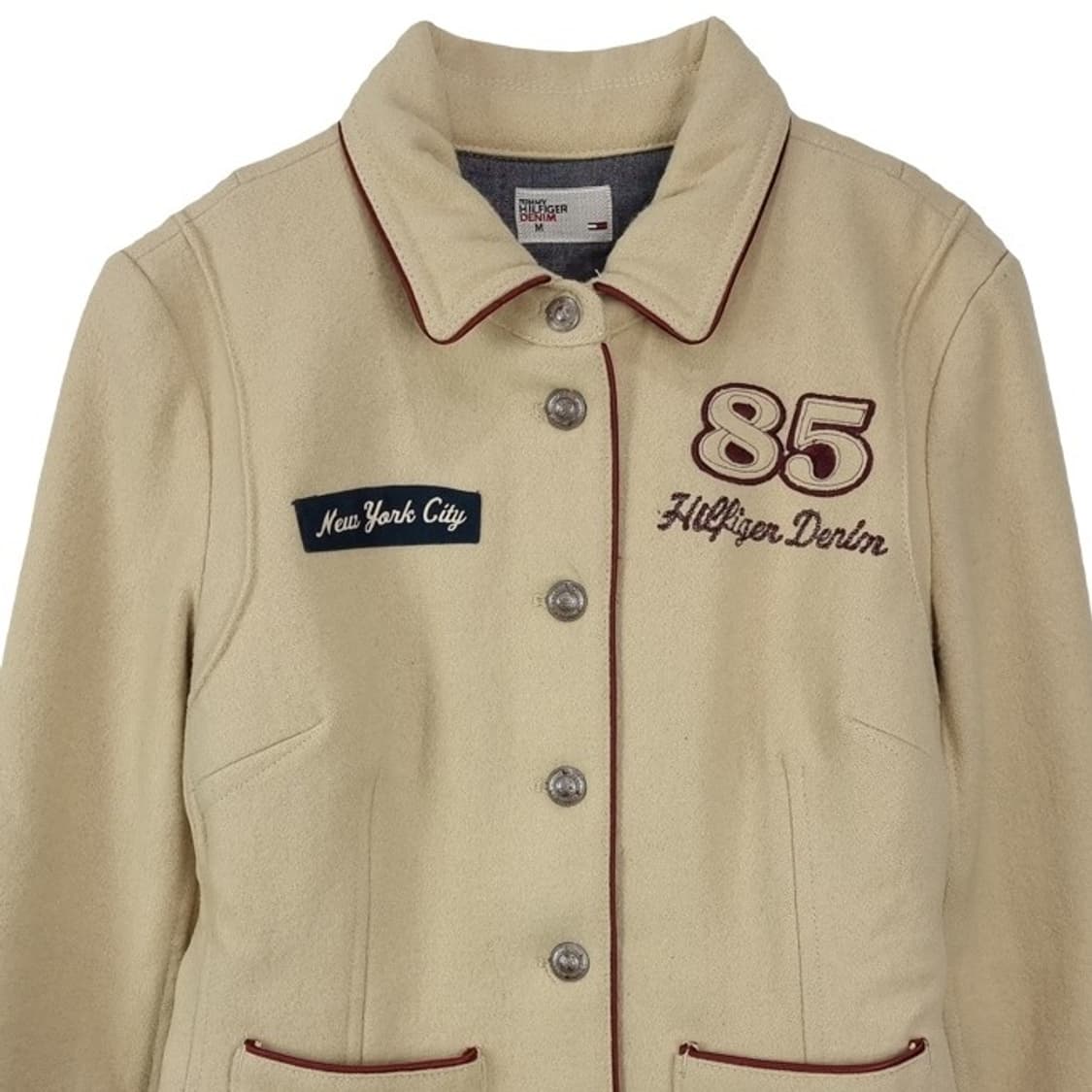 타미힐피거 모직 슬림 바시티 자켓 M16407 상품이미지4