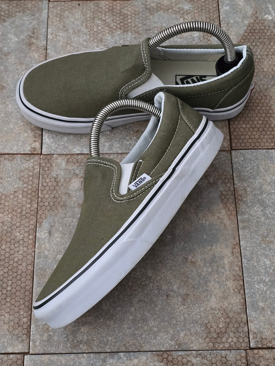 (230)반스 슬립온 카키  상품이미지3