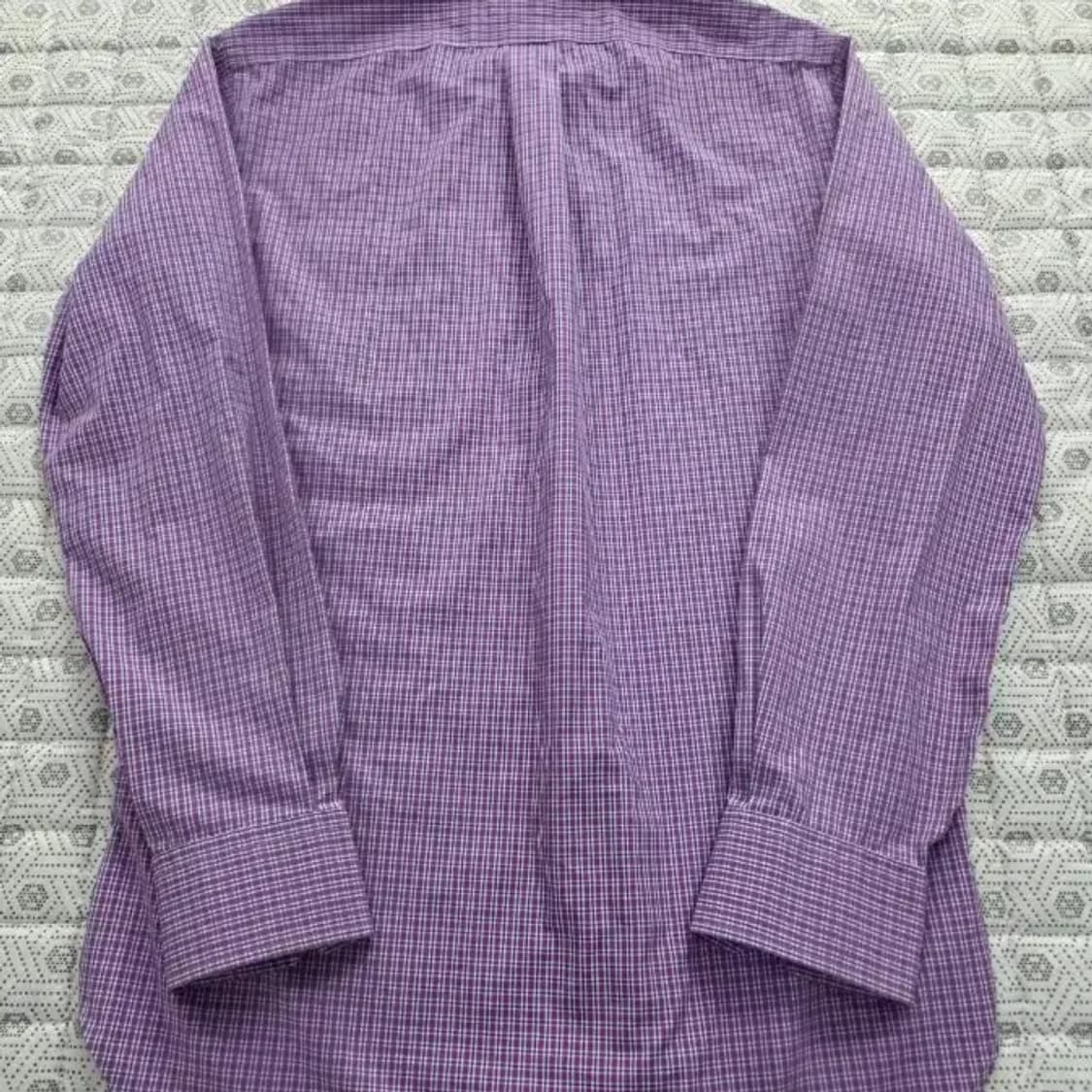 폴로 랄프로렌 퍼플 체크 셔츠 남성 95~100 상품이미지3