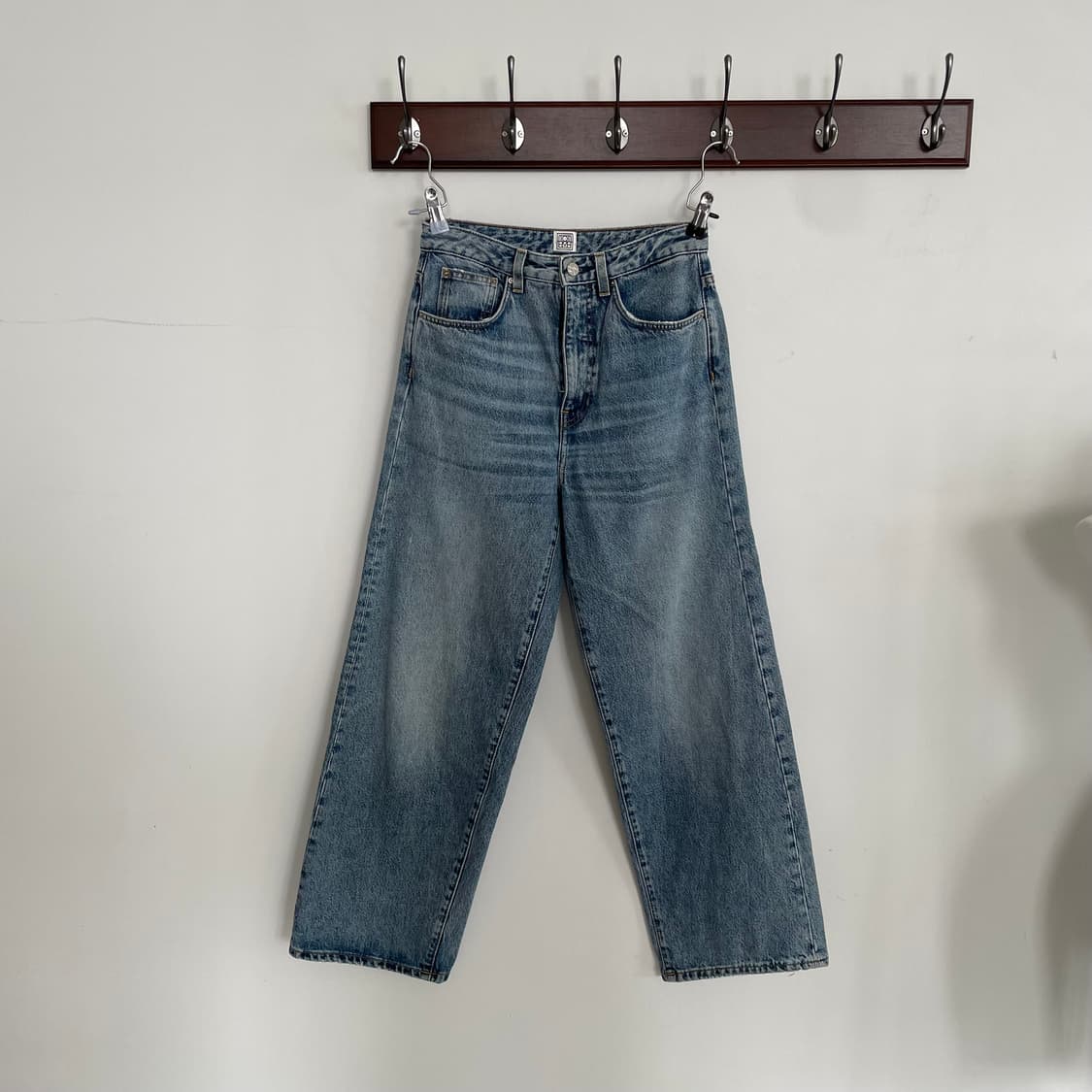 토템 연청 플레어 데님 팬츠 청바지 상품이미지1