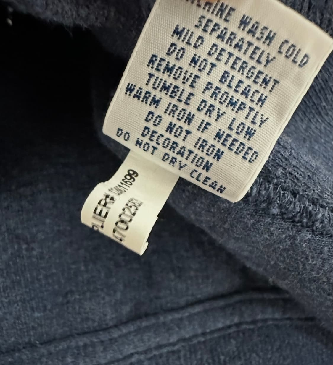 폴로 랄프로렌 네이비 니트 후드집업 상품이미지7