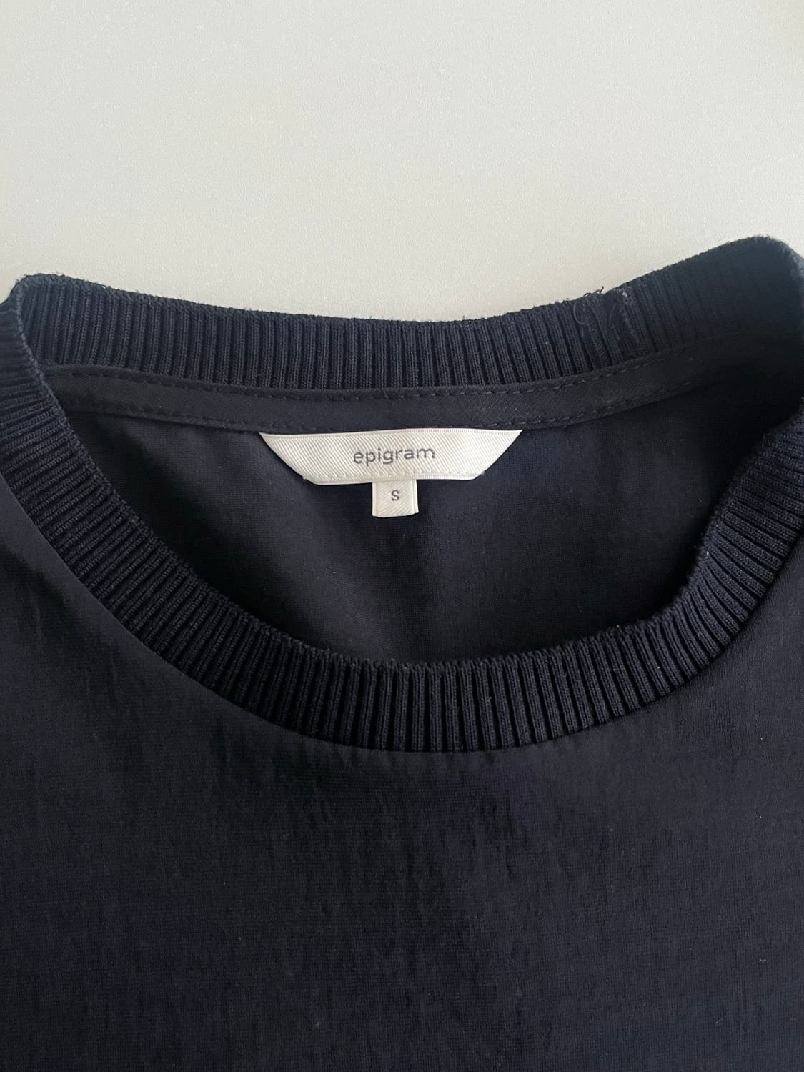 95) 코오롱 에피그램 포켓 긴소매 티셔츠 네이비 상품이미지4