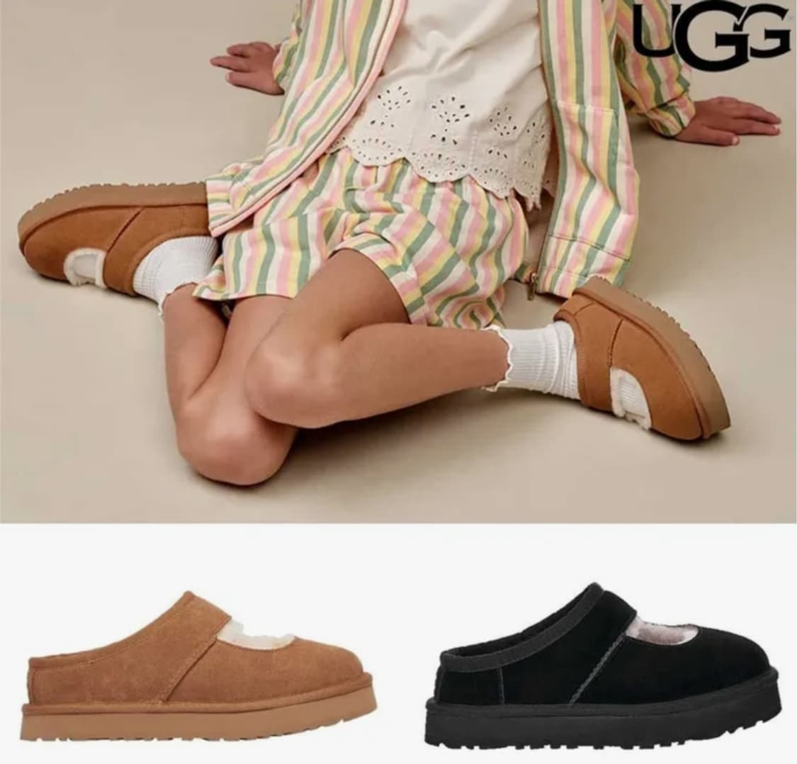 UGG 미국어그 메리제인 플랫폼 퍼 슬립온 상품이미지3