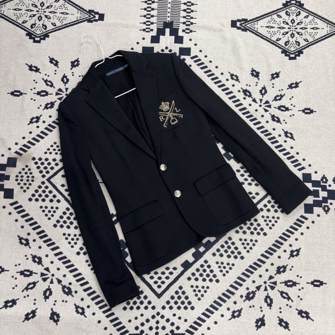 폴로 랄프로렌 엠블럼 은장 와펜 블레이저 자켓 0 P00046 상품이미지1