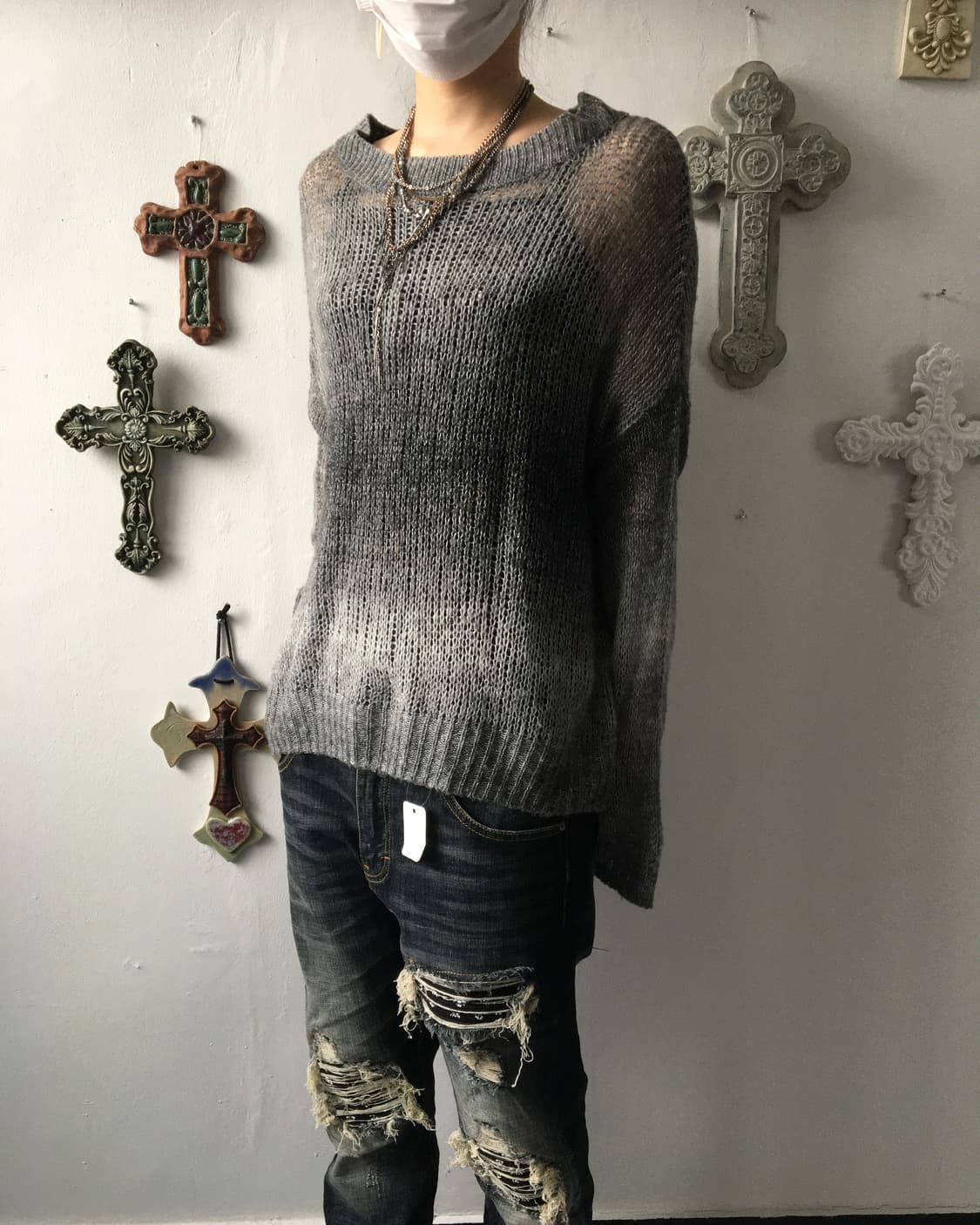 Dyed loose fit knit 상품이미지8