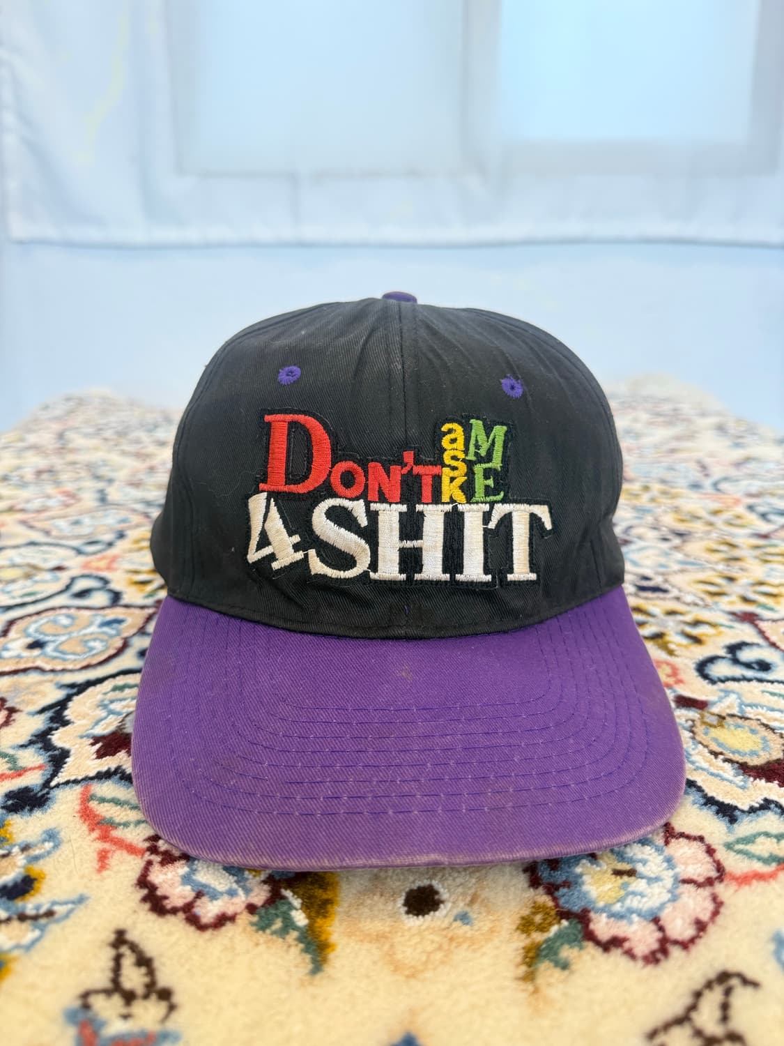 아메리칸 빈티지 올드스쿨 자수 캡 상품이미지3