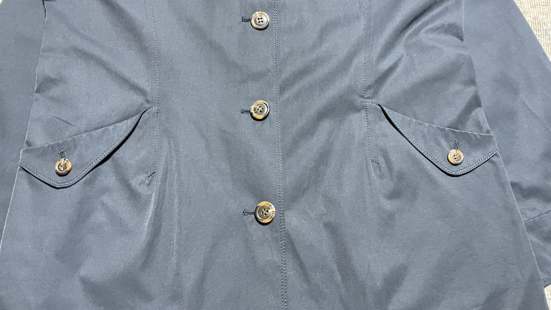 JPN 00s 일본빈티지 모리걸 아메카지 골든베어 네이비 하프코트 자켓 상품이미지7