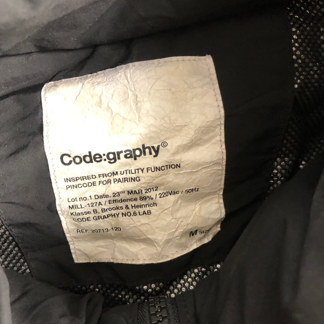 CPG 코드그라피 패딩 M 상품이미지2