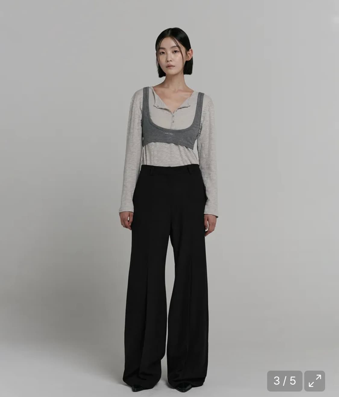 로우타이드 플레어 울 팬츠 상품이미지1