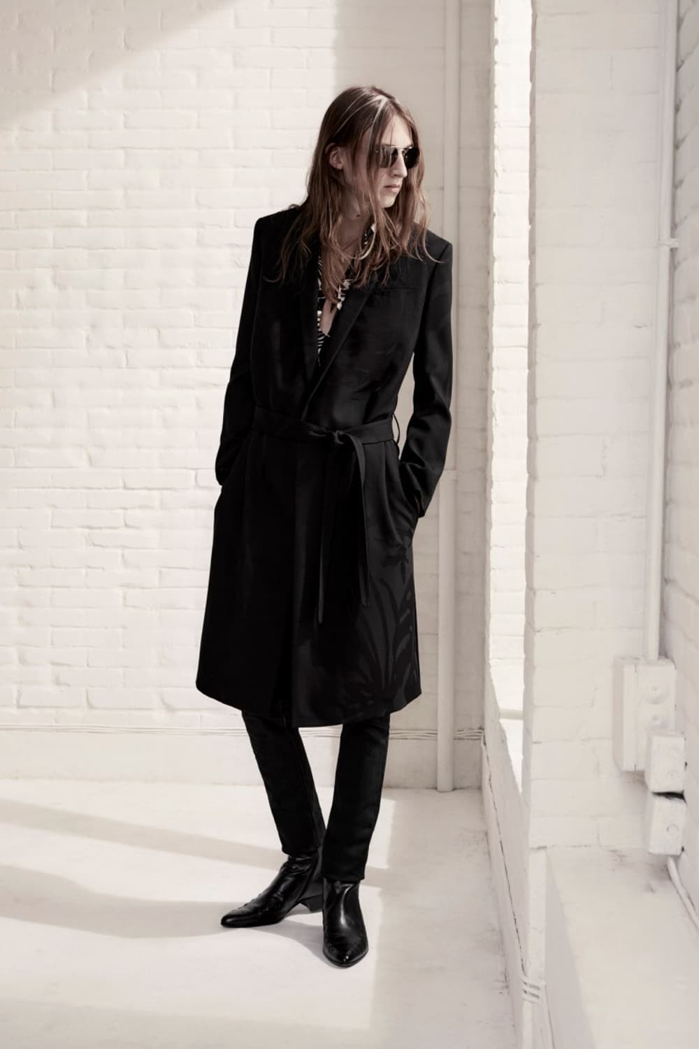 생로랑 자카드 코트 48 상품이미지1