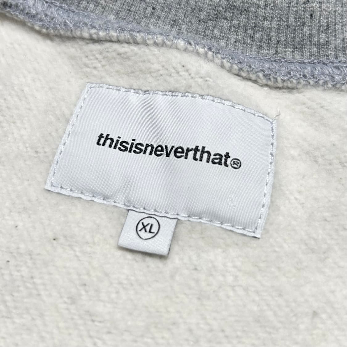 [XL] Thisisneverthat 디스이즈네버댓 기모 그레이 맨투맨 상품이미지5