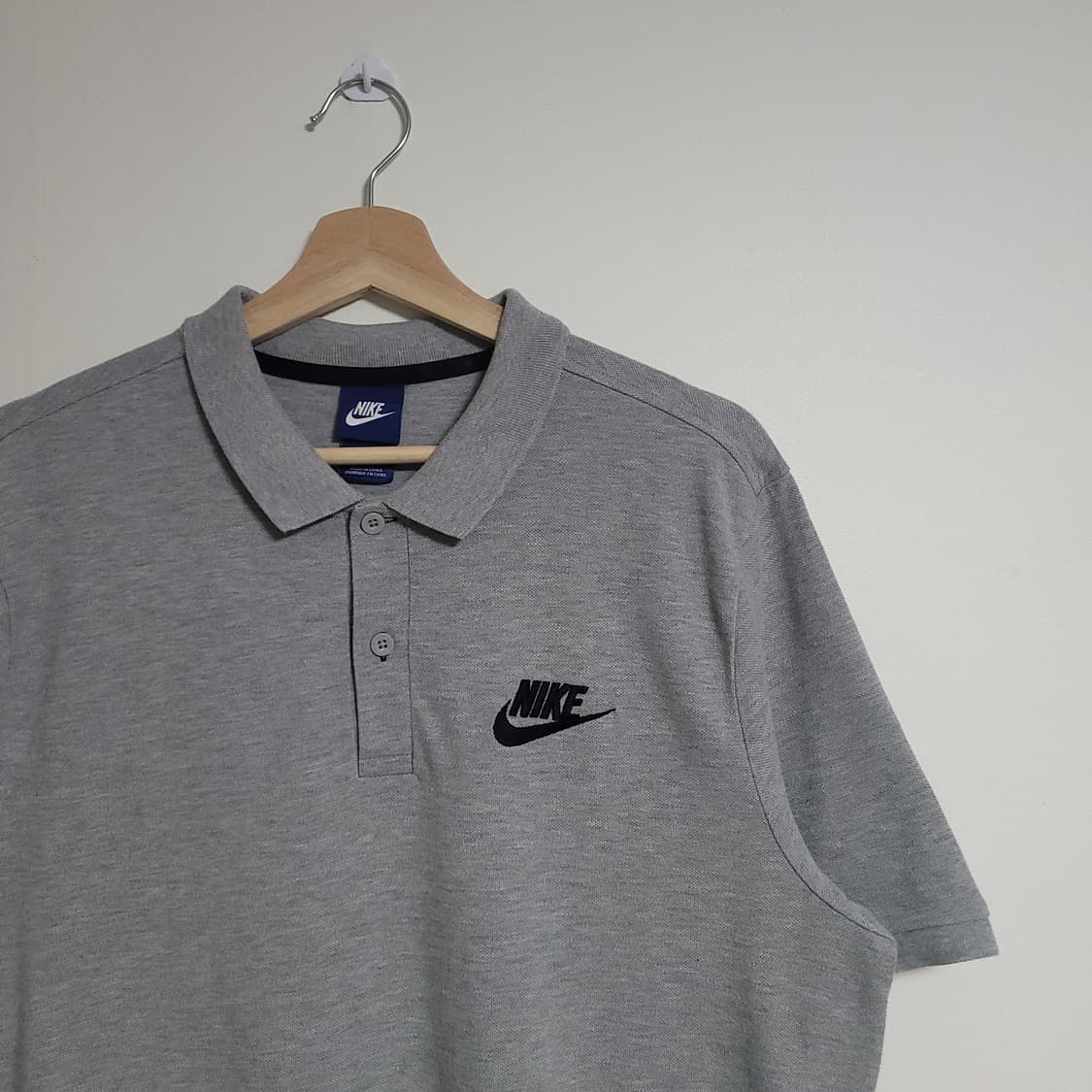 (XXL) NIKE 나이키 빅사이즈 그레이 반팔 카라 티셔츠 상품이미지2