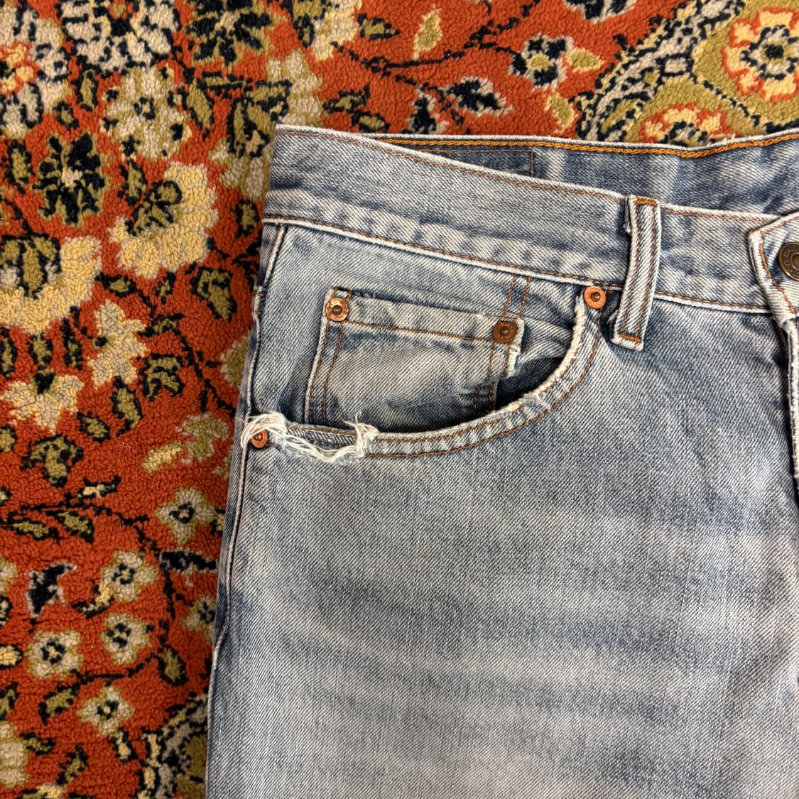 [30] 리바이스 빈티지 506 연청 데님 팬츠 상품이미지3