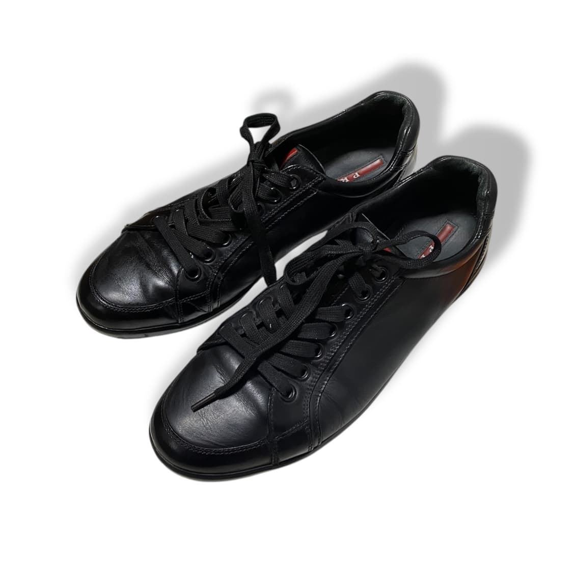 [275] 프라다 스포츠 아카이브 블랙 레더 스니커즈 상품이미지1