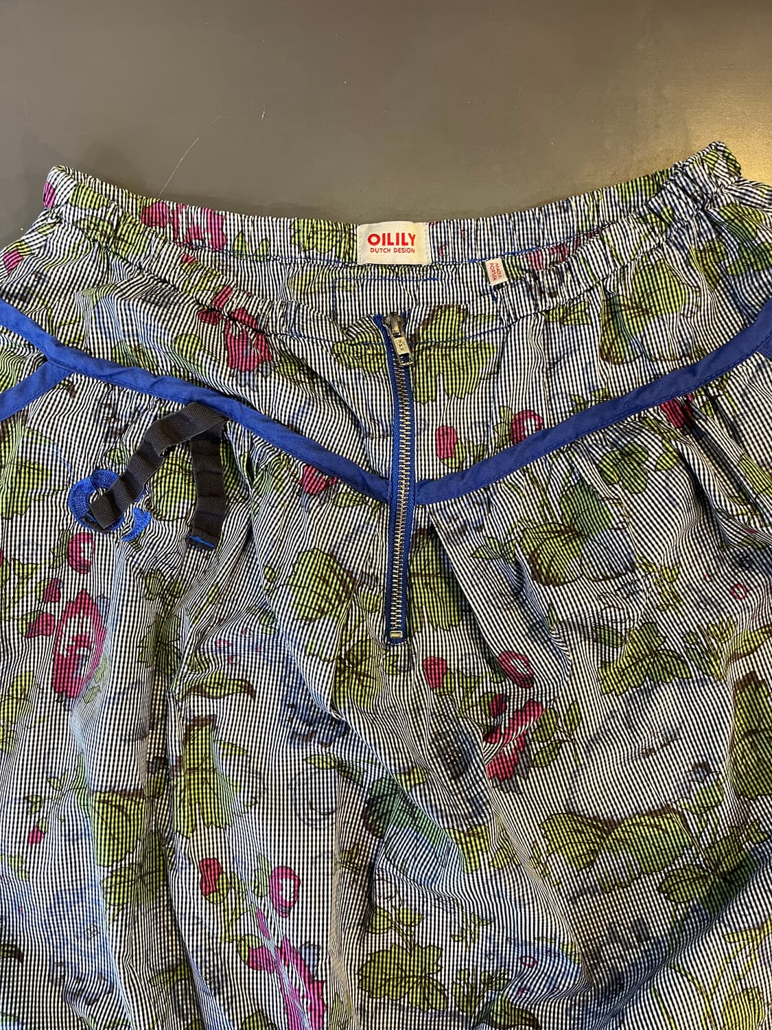 오일릴리 플라워 패턴 밴딩 스커트 상품이미지3