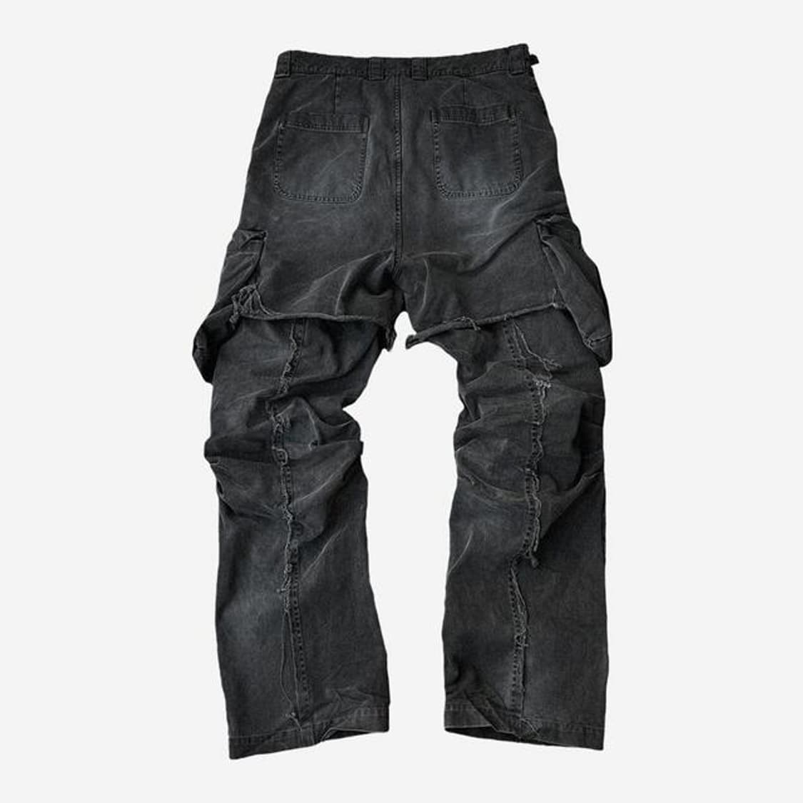 Aop(에이옵) RAW EFFECT LAYERED PANTS 상품이미지2