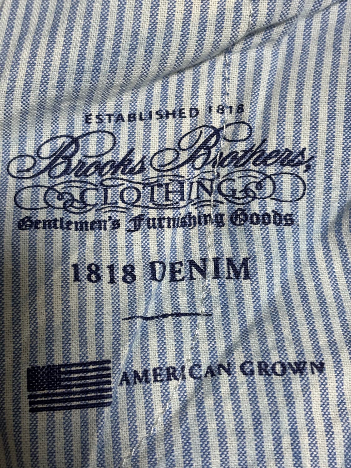 미착용)브룩스브라더스 US코튼 라이크라 데님팬츠38"/다크인디고 상품이미지6