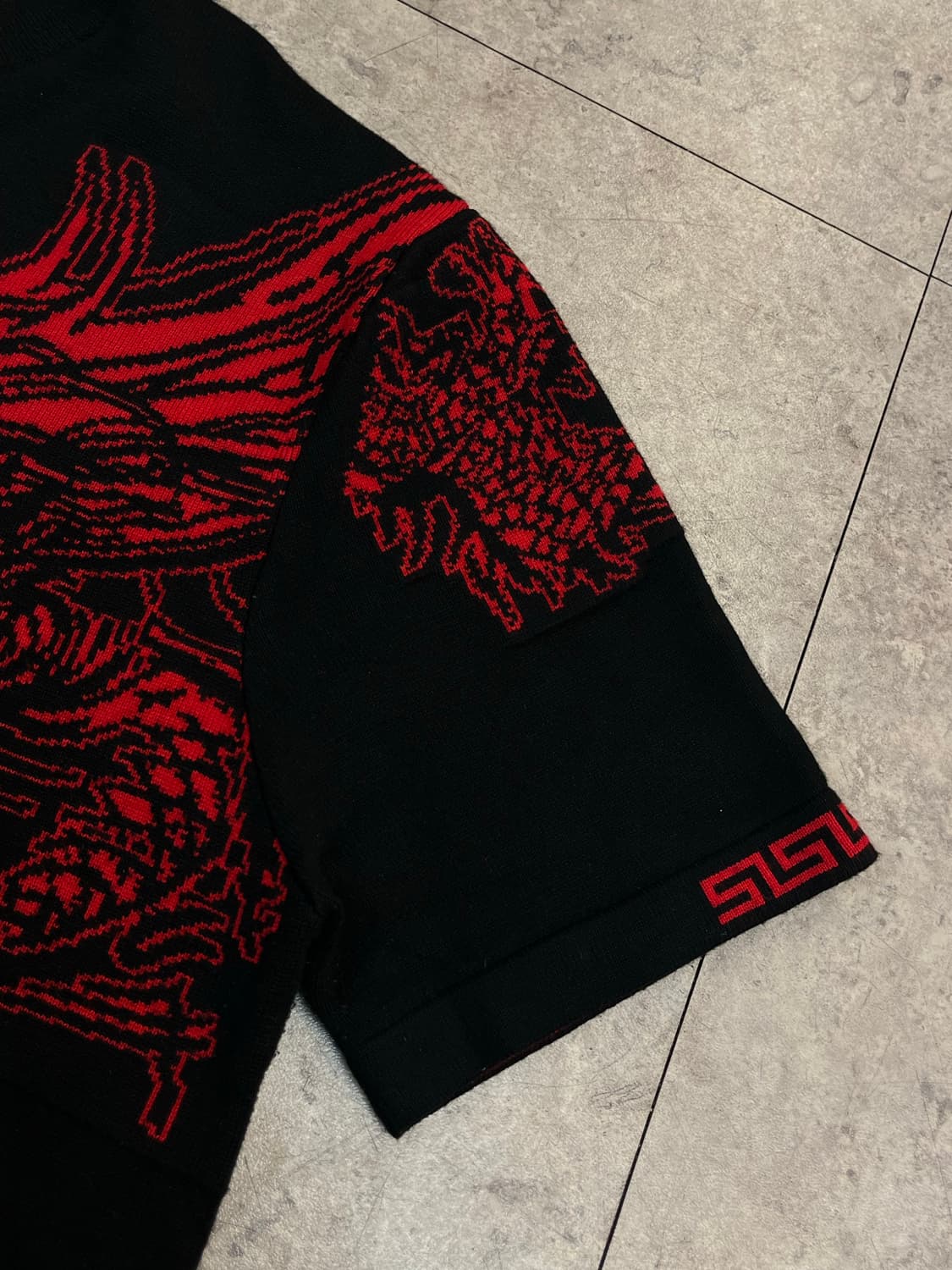 빈티지 반팔니트 블랙 #csz2952 상품이미지6