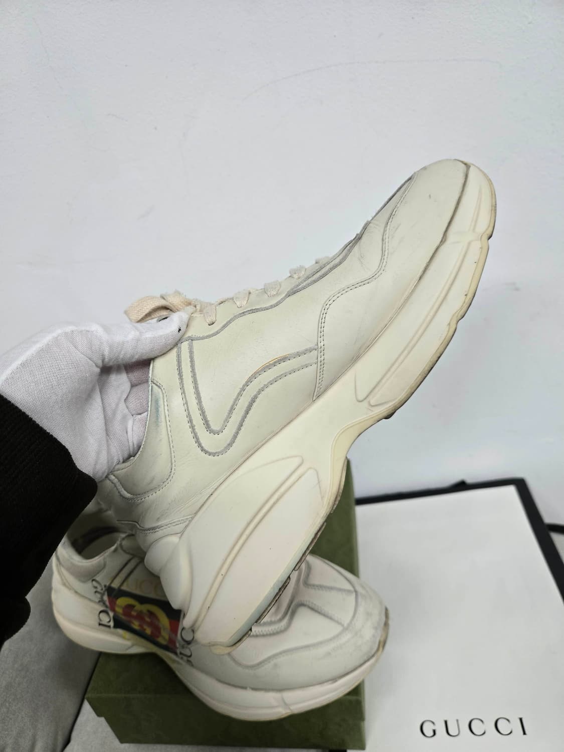 [보증서 정품] 구찌 라이톤 스니커즈 상품이미지4