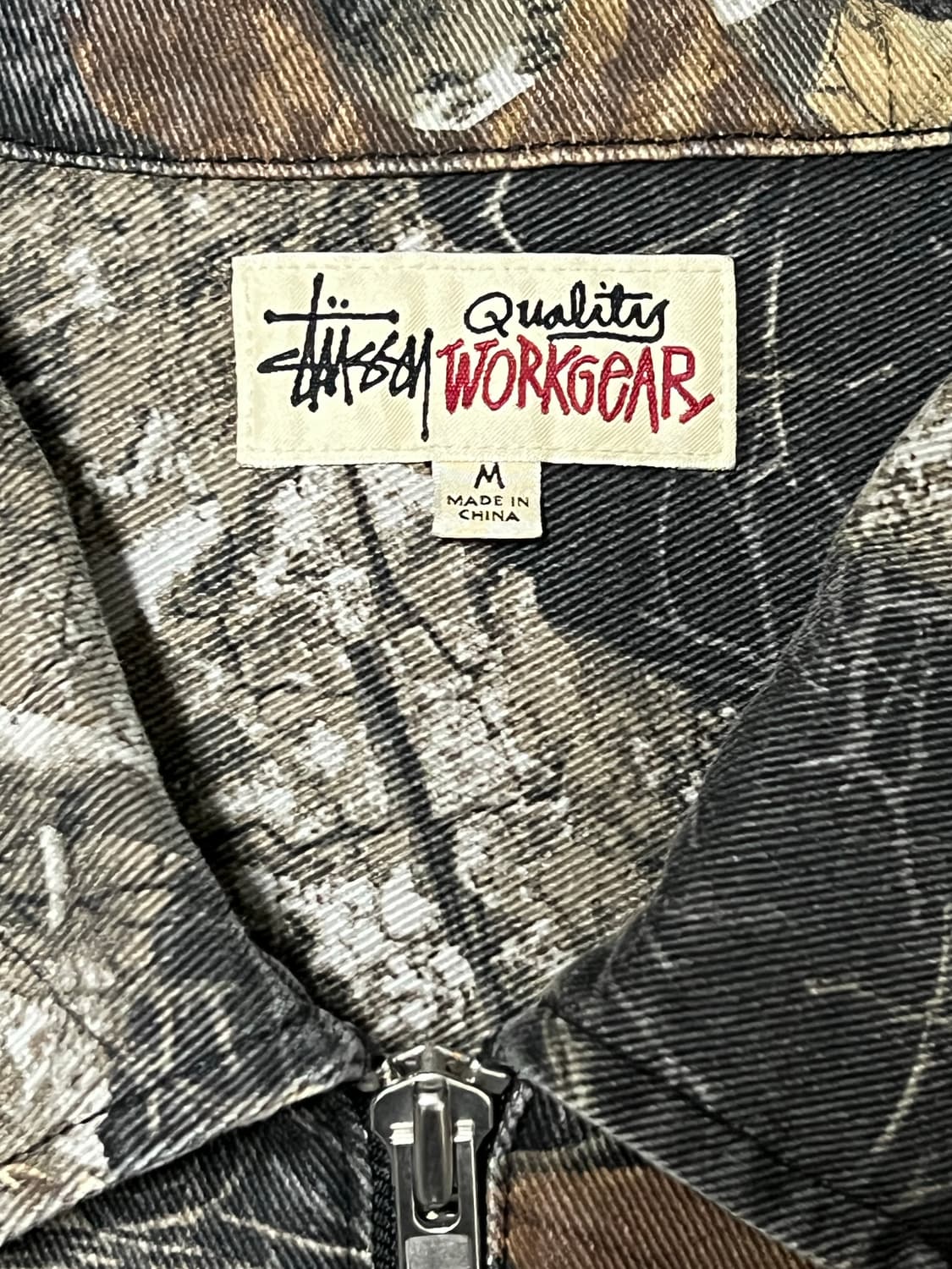 스투시 리얼트리 엣지 집 워크 자켓 블랙 상품이미지3