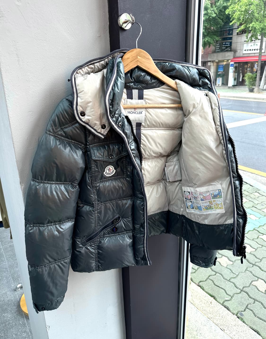 0/ 몽클레어 Quincy 후디드 구스 패딩점퍼 상품이미지7