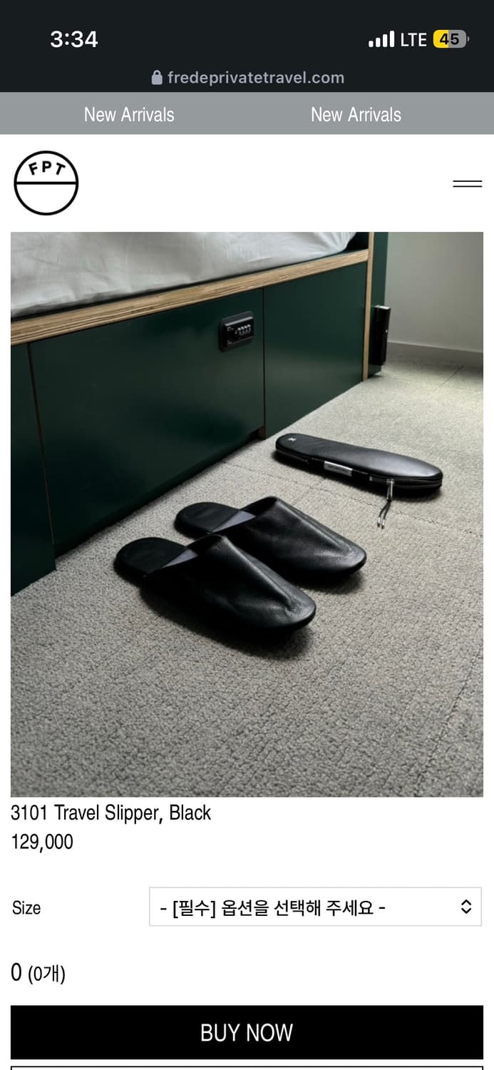 FPT 레더 슬리퍼 상품이미지5