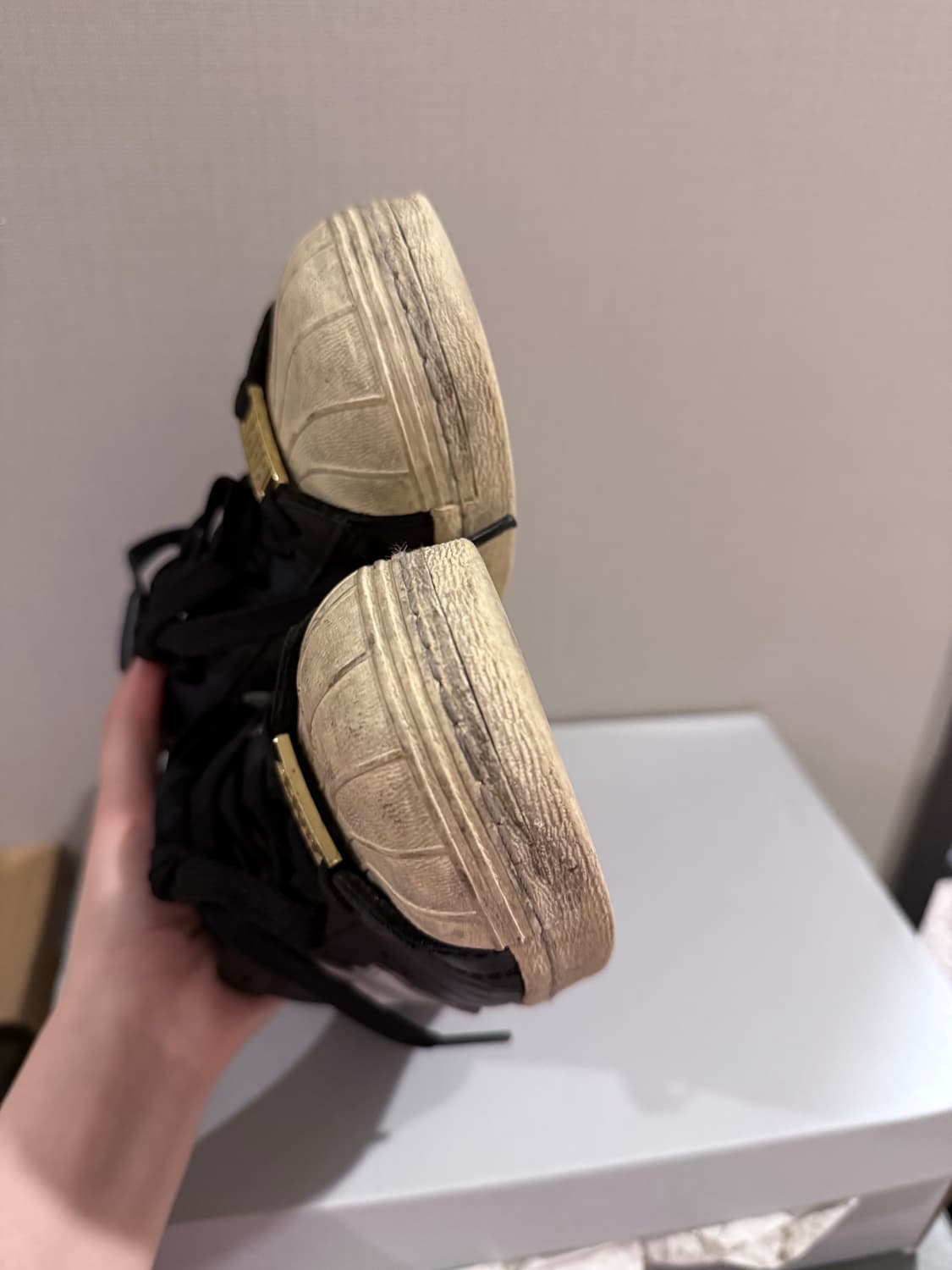 베이프x아디다스 슈퍼스타 블랙 250 상품이미지3