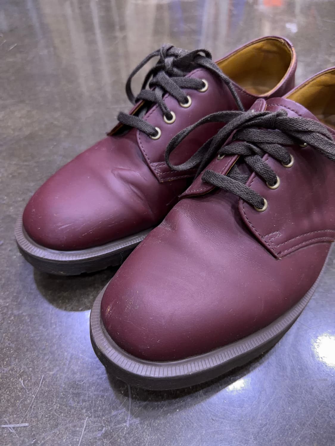 닥터마틴 스미스 더비슈즈 버건디 250 상품이미지3