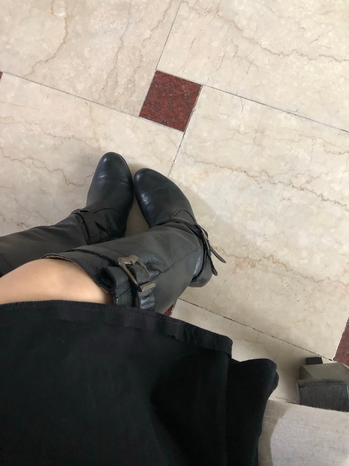 [직수입] 빈티지 레더 부츠  상품이미지3