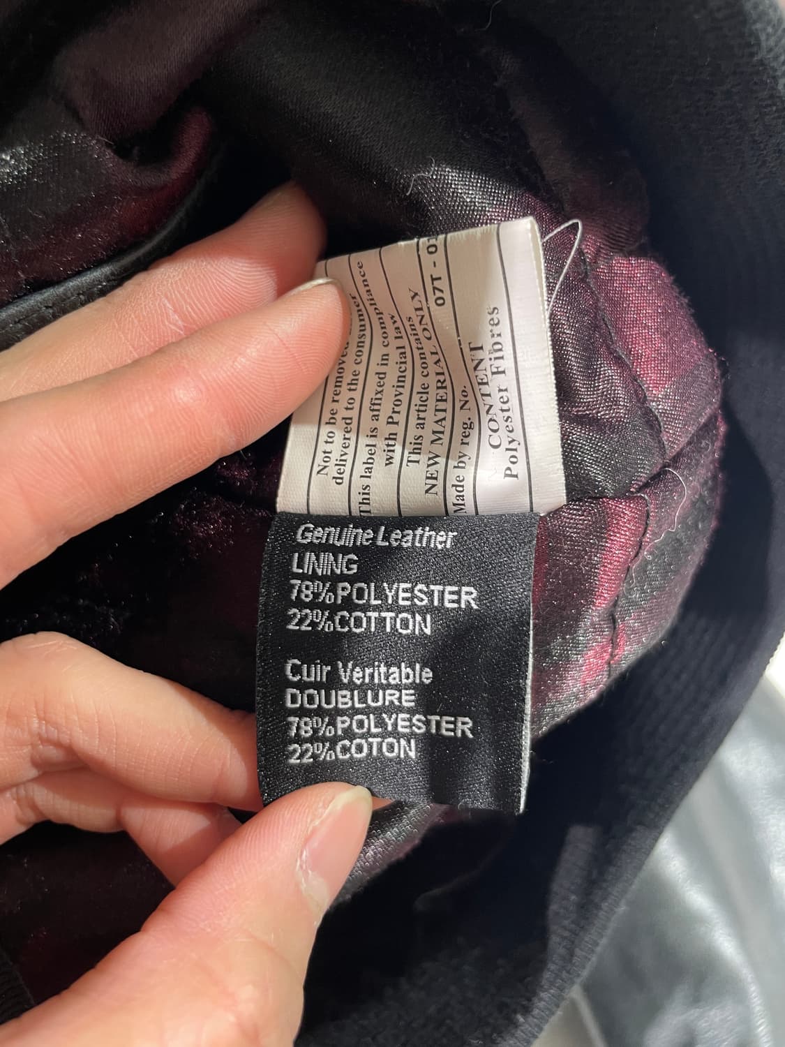 무스너클 차콜 그레이 레더 자켓 상품이미지8