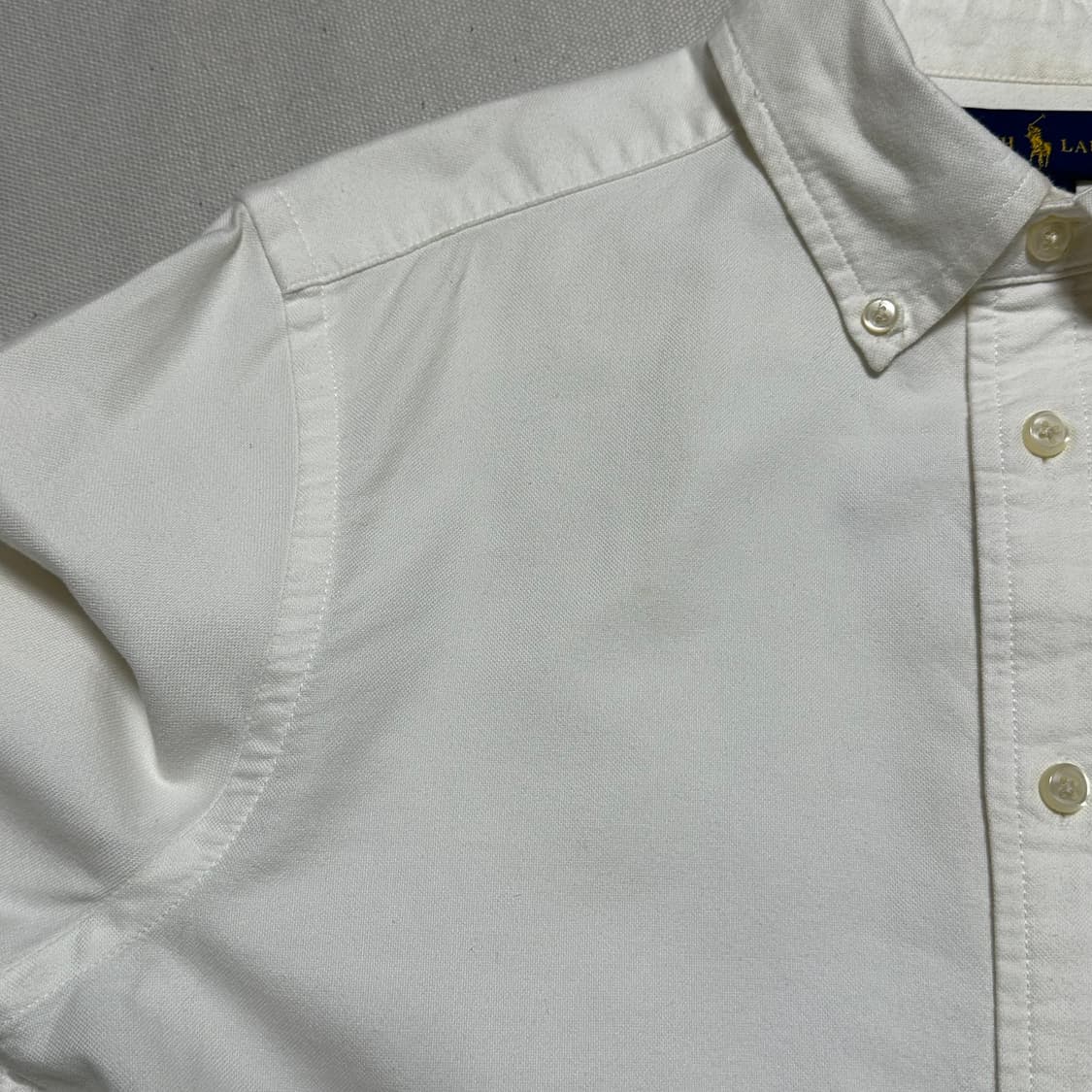 L 폴로랄프로렌 여성용 코튼 화이트 셔츠 상품이미지6