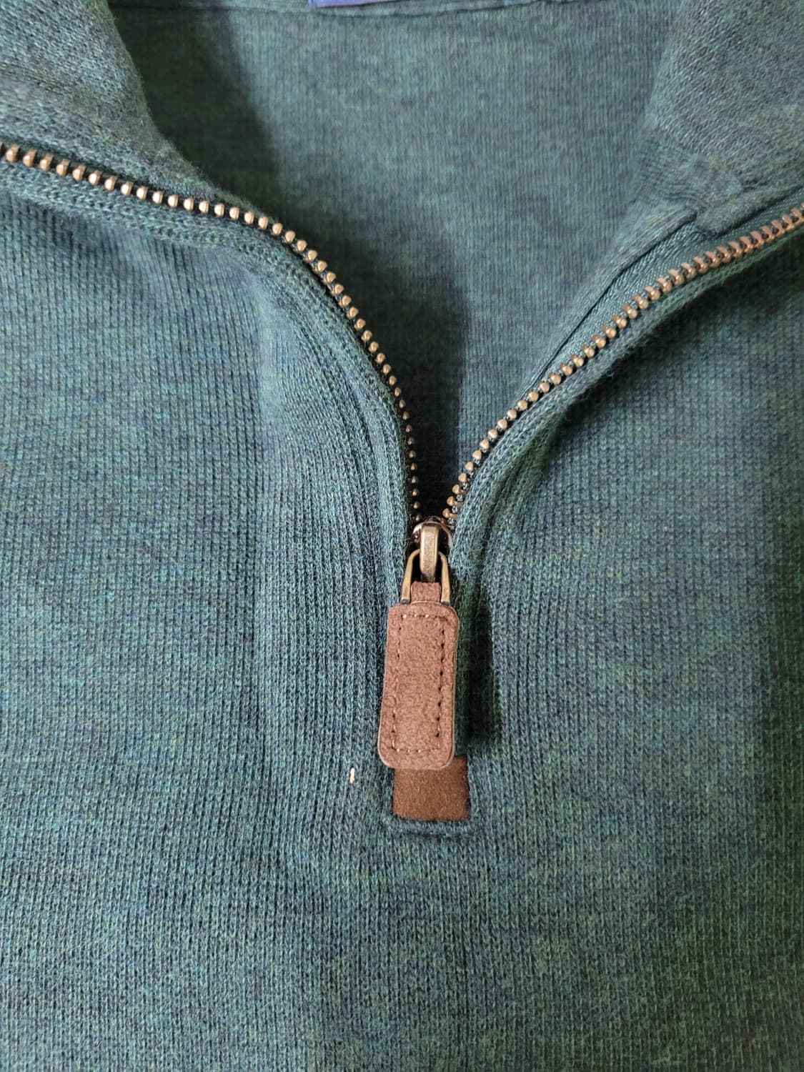 폴로 랄프로렌 그린 반집업 니트 상품이미지3