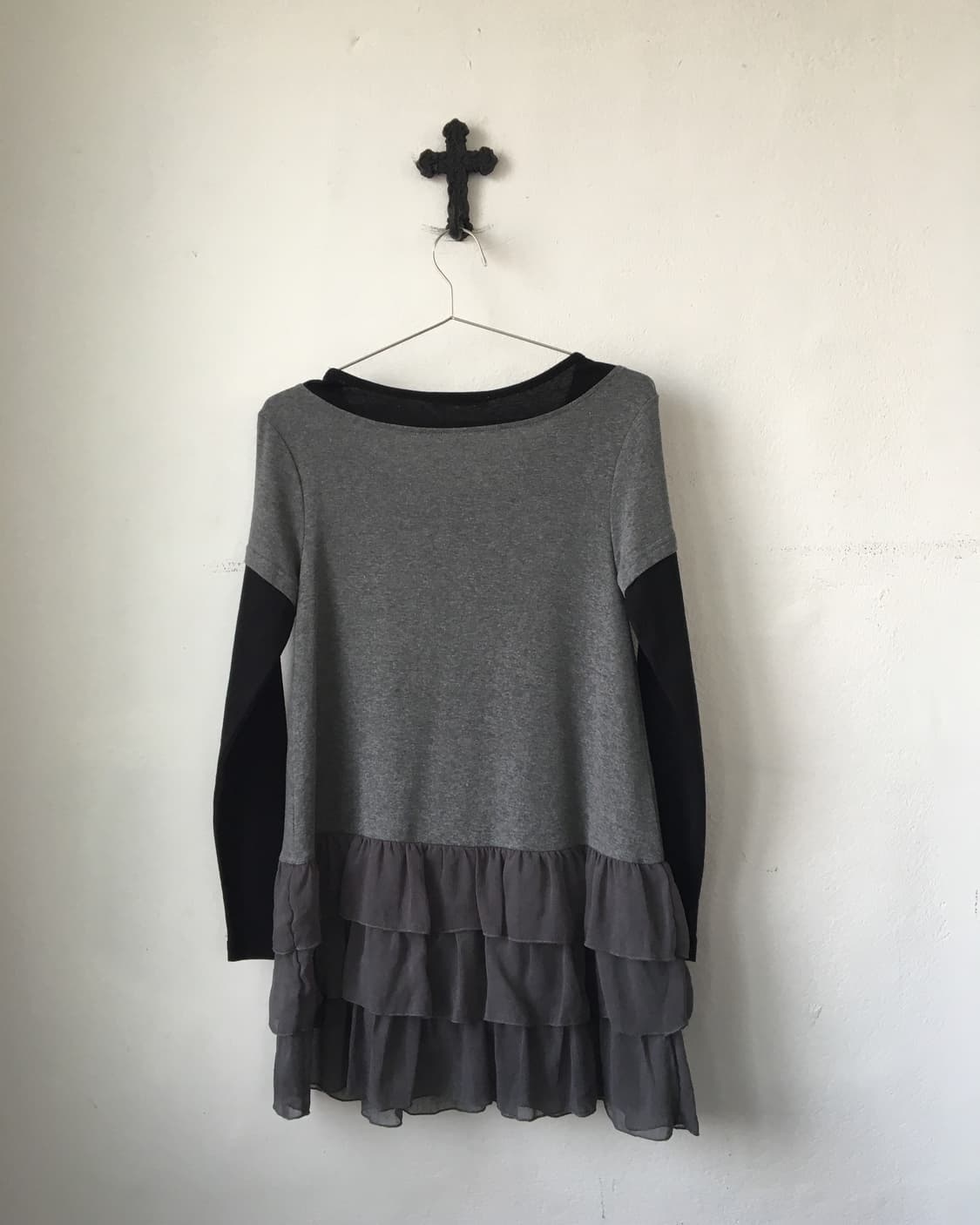 Layer point sleeeve onepiece 상품이미지3